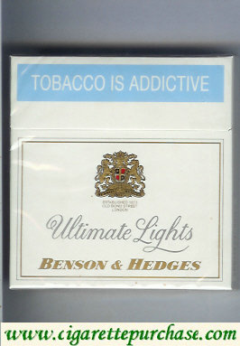 Benson Hedges Ultimate Lights cigarettes 30 South Africa
